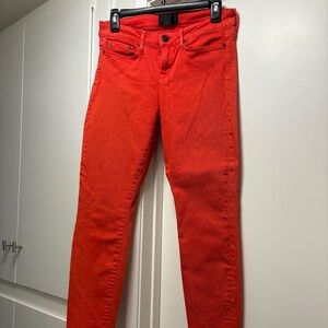 Vince red-orange colored skinny jeans - size 29